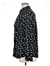 Merona 100% Polyester Polka Dots Black Long Sleeve Blouse Size XL - photo 5