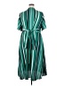 Halogen 100% Polyester Stripes Green Casual Dress Size 2X - photo 2
