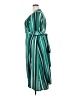 Halogen 100% Polyester Stripes Green Casual Dress Size 2X - photo 5