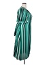 Halogen 100% Polyester Stripes Green Casual Dress Size 2X - photo 4