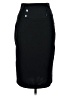 BCX Solid Black Formal Skirt Size 7 - photo 1