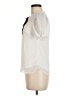 Monteau 100% Polyester Ivory Short Sleeve Blouse Size M - photo 5