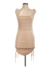 Almost Famous Tan Cocktail Dress Size L - photo 1