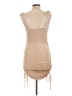 Almost Famous Tan Cocktail Dress Size L - photo 2