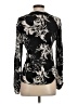 Parker 100% Silk Black Long Sleeve Silk Top Size XS - photo 2