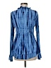 Boston Proper Blue Long Sleeve Blouse Size M - photo 2