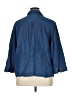 Gianni Blue 3/4 Sleeve Button-Down Shirt Size 16 - photo 2