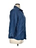 Gianni Blue 3/4 Sleeve Button-Down Shirt Size 16 - photo 4