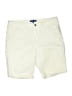 Apt. 9 Solid Ivory Khaki Shorts Size 16 - photo 1