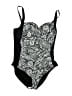 Liz Claiborne Paisley Black One Piece Swimsuit Size 18W - photo 1