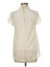 Eyeshadow Ivory Short Sleeve Blouse Size M - photo 2