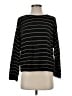 St. John Sport Stripes Black Pullover Sweater Size S - photo 1