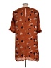 City Triangles 100% Polyester Print Brown Casual Dress Size L - photo 2