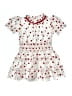 Disney 100% Polyester Hearts White Dress Size 3T - photo 1