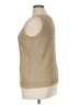 Talbots 100% Linen Tan Sweater Vest Size 1X Petite - photo 5