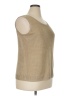 Talbots 100% Linen Tan Sweater Vest Size 1X Petite - photo 4