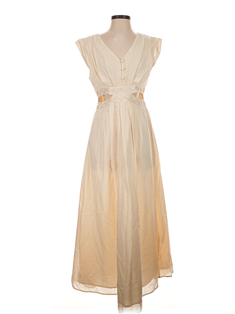 Pre-owned Anna Cate Casual Dress In Tan