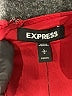 Express 100% Polyester Red Cocktail Dress Size Lg Petite - photo 7