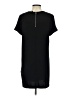 FELICITY & COCO Solid Black Casual Dress Size S - photo 2