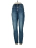 Lucky Brand Solid Blue Jeans Size 4 - photo 1