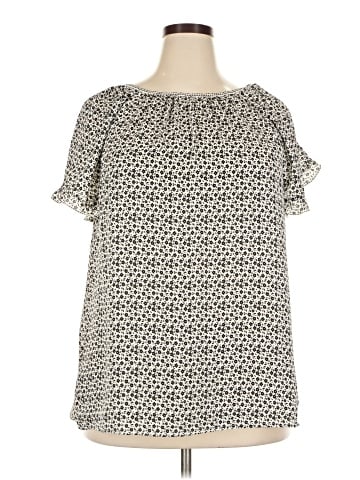 Max Studio Short Sleeve Blouse (view 1)