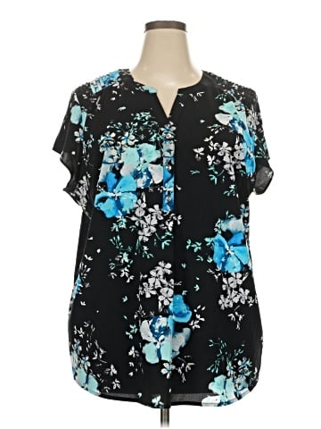 Croft & Barrow Short Sleeve Blouse (view 1)