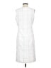 Etcetera Argyle White Casual Dress Size 4 - photo 2