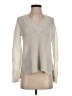 Ecru Metallic Silver Pullover Sweater Size XS - photo 1