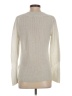 Ecru Metallic Silver Pullover Sweater Size XS - photo 2