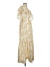 En Saison 100% Polyester Yellow Casual Dress Size XS - photo 4