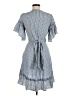 Max Studio Checkered-gingham Blue Cocktail Dress Size M - photo 2