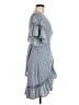 Max Studio Checkered-gingham Blue Cocktail Dress Size M - photo 4