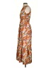 NY Collection Paisley Orange Casual Dress Size S - photo 5