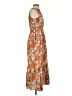 NY Collection Paisley Orange Casual Dress Size S - photo 4