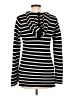 Saint Tropez West 100% Baumwolle Stripes Black Pullover Sweater Size L - photo 2