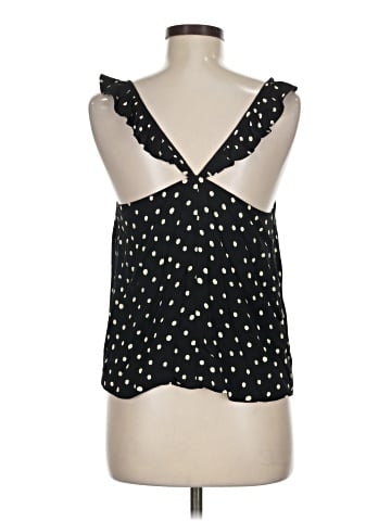Madewell Ruffle-Strap Cami Top in Painted Dots (view 2)