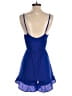Monteau Solid Blue Romper Size S - photo 2