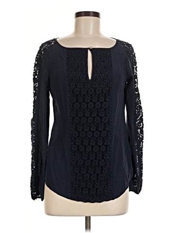 Tory Burch Long Sleeve Silk Top (view 1)