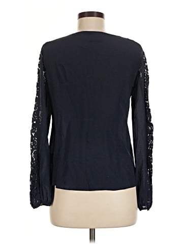Tory Burch Long Sleeve Silk Top (view 2)