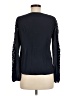 Tory Burch 100% Silk Black Long Sleeve Silk Top Size 6 - photo 2