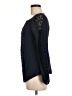 Tory Burch 100% Silk Black Long Sleeve Silk Top Size 6 - photo 5