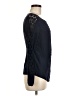 Tory Burch 100% Silk Black Long Sleeve Silk Top Size 6 - photo 4