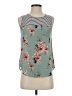 Rewind 100% Polyester Teal Sleeveless Blouse Size S - photo 1