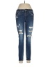 Express Jeans Hearts Blue Jeans Size 6 - photo 1