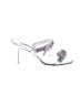 Manolo Blahnik Silver Sandals Size EU 38 1/2 - photo 1