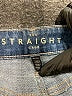 White House Black Market Chevron-herringbone Blue Jeans Size 12 - photo 7