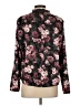 Badgley Mischka 100% Polyester Floral Black Long Sleeve Blouse Size S - photo 2