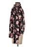Badgley Mischka 100% Polyester Floral Black Long Sleeve Blouse Size S - photo 4