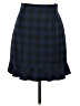 Zara Checkered-gingham Blue Casual Skirt Size S - photo 2