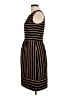Merona Stripes Brown Casual Dress Size M - photo 5